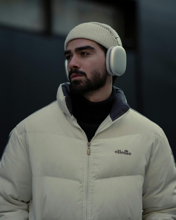 White Winter Wear Jacket for Men