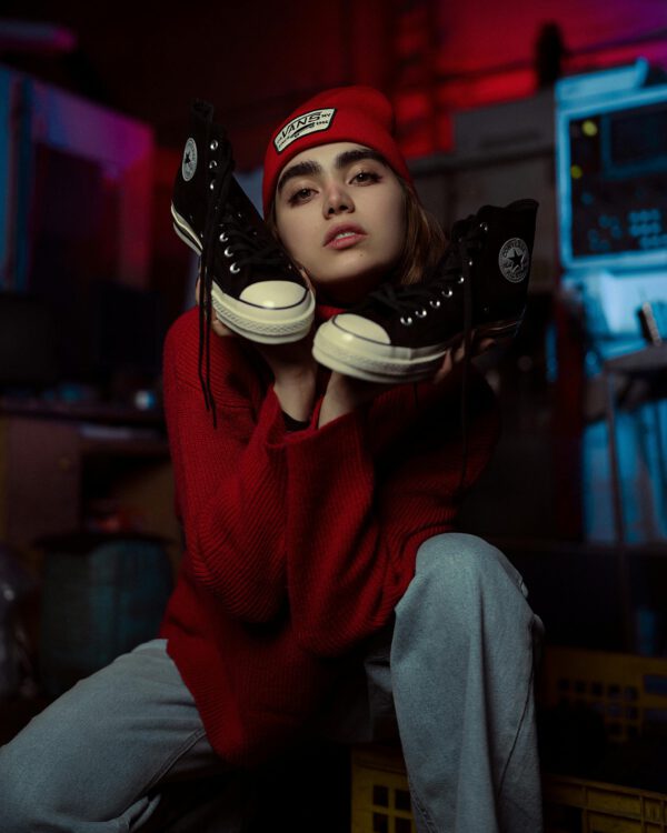 Red Sweatshirt for Girls - Image 2