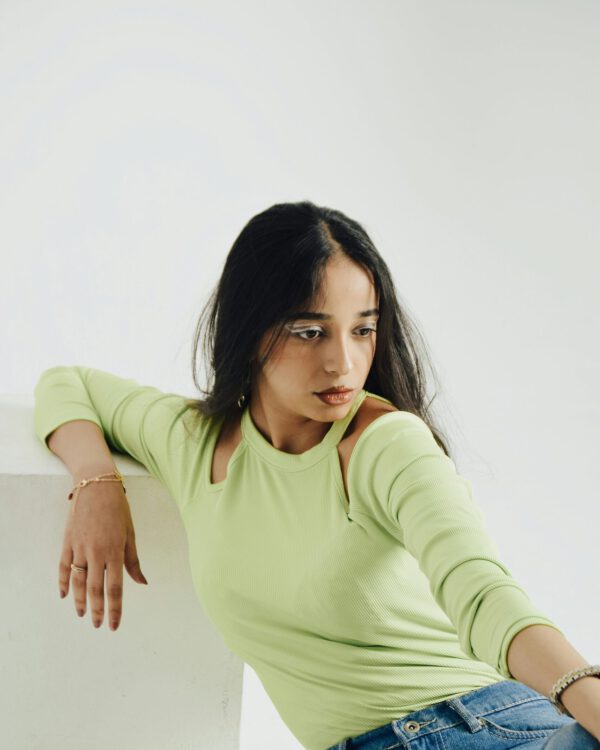 Light Green Trendy Aesthetic T-Shirt