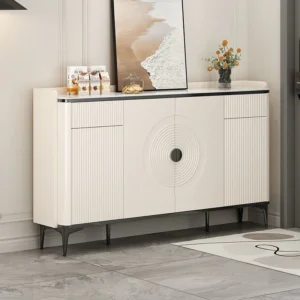Modern Luxury Console Table Multi-Purpose Use Creme White 140cm