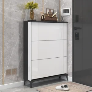 Modern Multi-Tier Shoe cabinet Shoes Cabinet Organizer - 100*24*118CM .